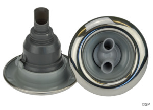 Exhilarator Twin Spin Spa Jet – Stainless Steel