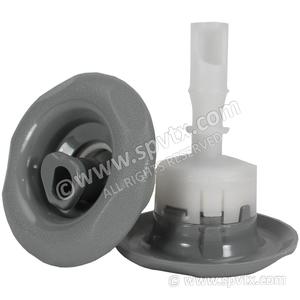 Cylone Jets: Cyclone Micro Jet Adj Swirl Emerald Cut Grey