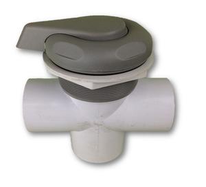 Plumbing Water Diverter: CMP 2“ 3way Diverter Grey