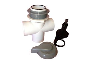 Plumbing Water Diverter: Balboa/Hydroair 50mm(2”) Diverter Grey