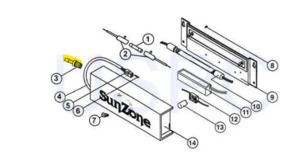 SunZone U.V. Ozone Generator Barb Adaptor