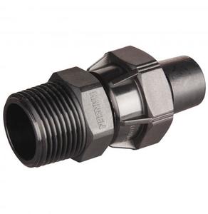 Low Density Pipe Fittings: Hansen Low Density Male Straight Coupling