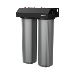 Puretec WH2-60 Whole House Dual System, 20" MaxiPlus, 1 1/2” Connection