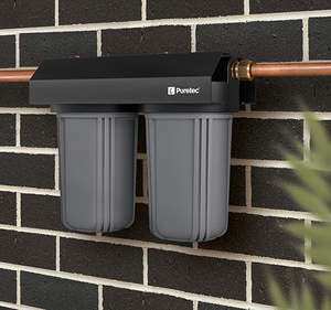 Puretec WH2-30 Whole House Dual System, 10" MaxiPlus, 1” Connection