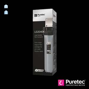 Puretec LD2040K 20 Inch Big White Housing 1'1/2" Ports