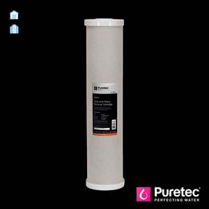 Puretec EC Series 20 Inch Extruded Carbon Large Diameter Cartridge
