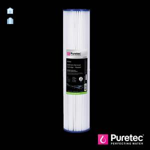 Puretec PL Series 20 Inch Pleated Sediment Maxi Plus Cartridge