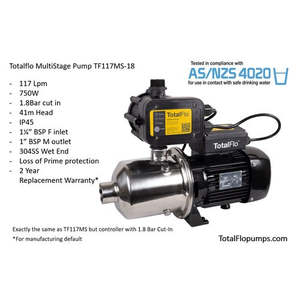TF117MS-18 TotalFlo M-Stage Pump 750w 1.8B