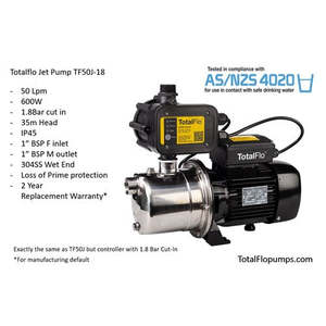 TF50J-18 TotalFlo Jet Pump 600w 1.8B
