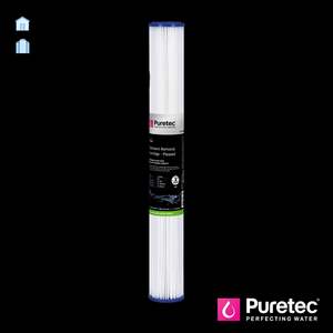 Puretec PL Series 20 Inch Pleated Sediment Cartridge