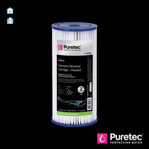 Puretec PL Series 10 Inch Pleated Sediment Maxi Plus Cartridge
