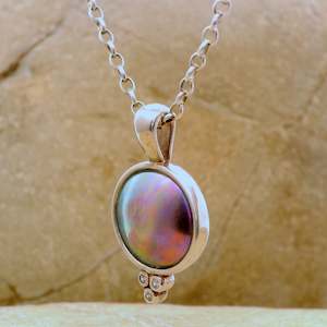 necklaces: Pearl & CZ Twilight Necklace