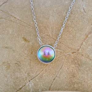 necklaces: Pearl Twilight Moon Necklace - STG