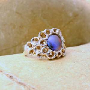 Rings: 2. Pearl Coral Ring - February Lavender Pearl