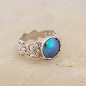 Pearl Silver Fern Ring