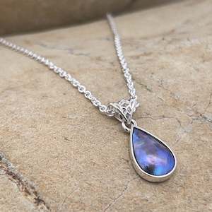 Pearl Marcella Necklace - Teardrop STG