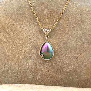 Bespoke Jewellery: Pearl Marcella Necklace - Teardrop 9ct