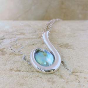 Sale: Pearl Hook Necklace - Small STG