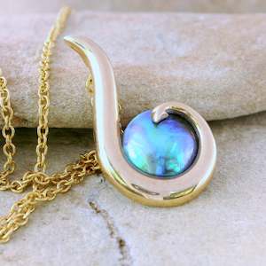 Sale: Pearl Arapawa Curve Hook Necklace - Small 9CT