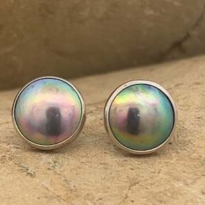 The Pink Collection: Pearl Stud Earrings - High Grade STG