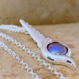 Bohemian And Free Spirited: Pearl Narwhal Necklace