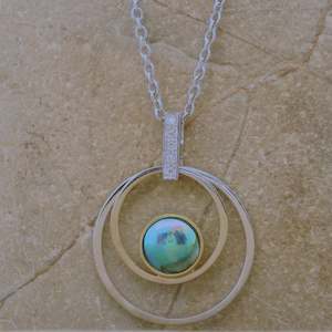 Pendants: Pearl Orbit Necklace
