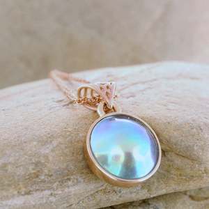 Pearl Marcella Necklace - Rose Gold