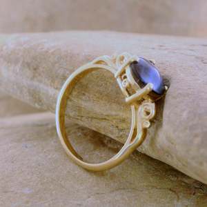 Pearl Heart Of The Koru Ring - 9ct Yellow Gold