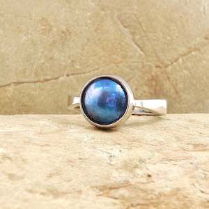 Classic And Timeless: Pearl Neptune Ring Platinum