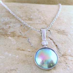 October Rainbow: Pearl Azure Sun - 18CT White Gold