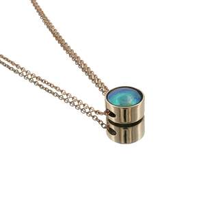 9ct Gold Paua Pearl Moonrise Necklace