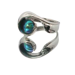 Platinum Paua Pearl Athena Ring