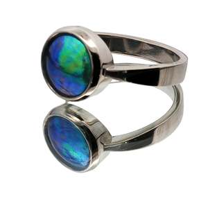 Rings: Platinum Paua Pearl Neptune Ring