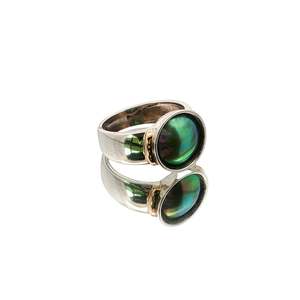 Rings: Two-Tone Paua Pearl Two-Tone Ring