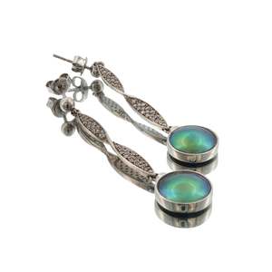 Sterling Silver Paua Pearl Sequel Earrings
