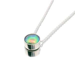 Sterling Dawn Moon Necklace
