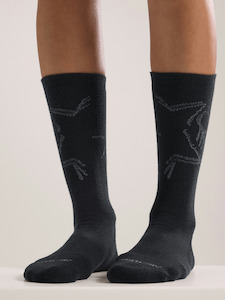 Accessories: Merino Wool Mid Bird Sock