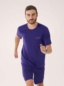 Mens Alpinism Climbing: Cormac Arc'Bird Logo Shirt SS Men's