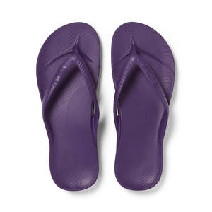 Womens Jandals: Arch Support Jandals - Classic - Acai Purple