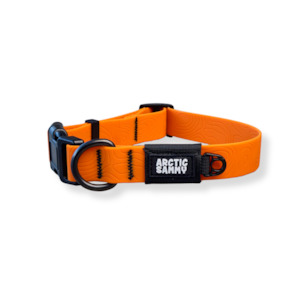 All Dog Leashes: Orange Terraflow Waterproof Dog Collar