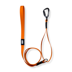 All Dog Leashes: Orange Terraflow Traffic Handle Leash