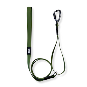 All Dog Leashes: Olive Terraflow Traffic Handle Leash