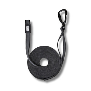 Black Train and Recall Long Line Dog Leash