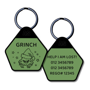 Dog ID Tag - Grinch