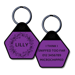 Classic Id Tags: Dog ID Tag - Lilly