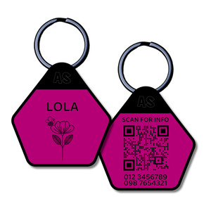 QR Code Dog ID Tag - Lola