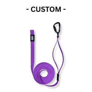 Custom Purple Terraflow Long Line Dog Leash - 10m, no traffic handle