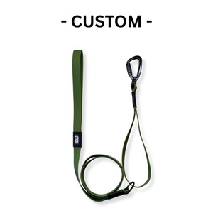 All Dog Leashes: Custom Olive Terraflow Traffic Handle Leash - 3m