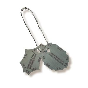 Workshop Tools: Pocket Fillet Weld Gauge - 2 Pieces