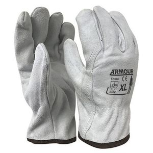 Gloves: Riggers Gloves - Full Split Leather. 2XL